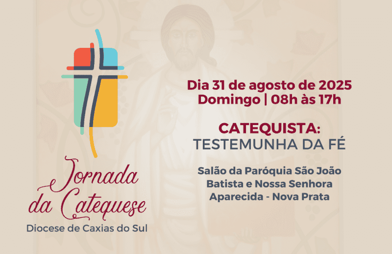 Foto de capa da notícia Diocese de Caxias do Sul prepara Jornada da Catequese, para reunir centenas de pessoas em Nova Prata